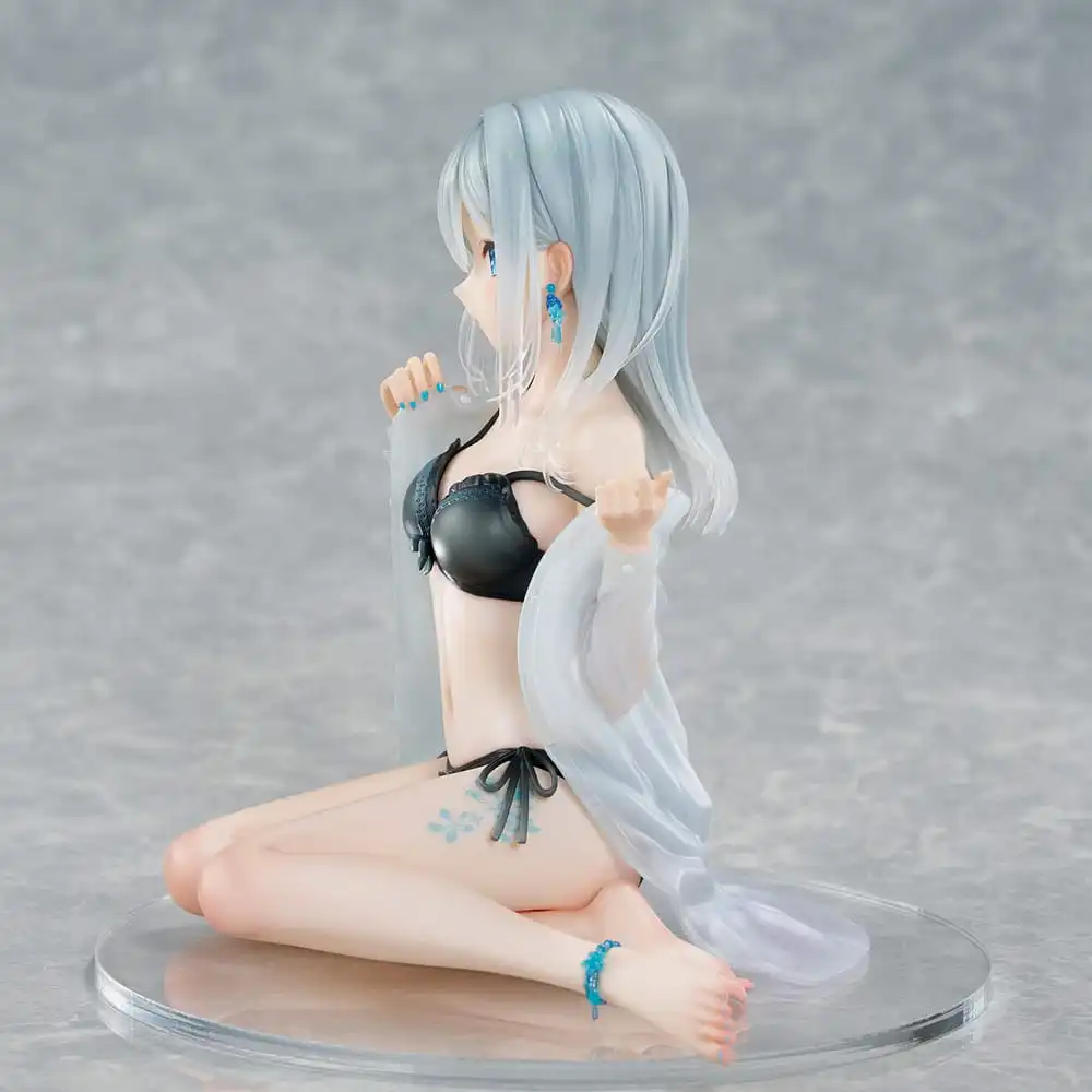 Original Character PVC Statue 1/7 Silver-Haired Girl Sky Blue Morning Special Outfit Ver. by Fuumi Illustration 16 cm